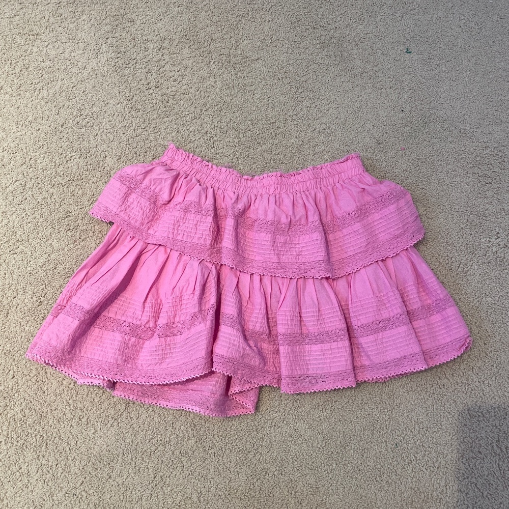 Love Shack Fancy Pink Skirt